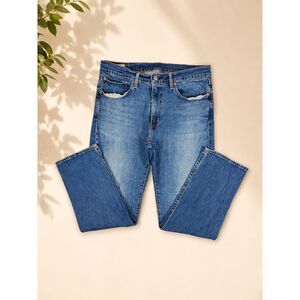 Levi's Premium 514‎ Straight Jeans Men's W34 L30 Blue Stretch Water<Less Denim